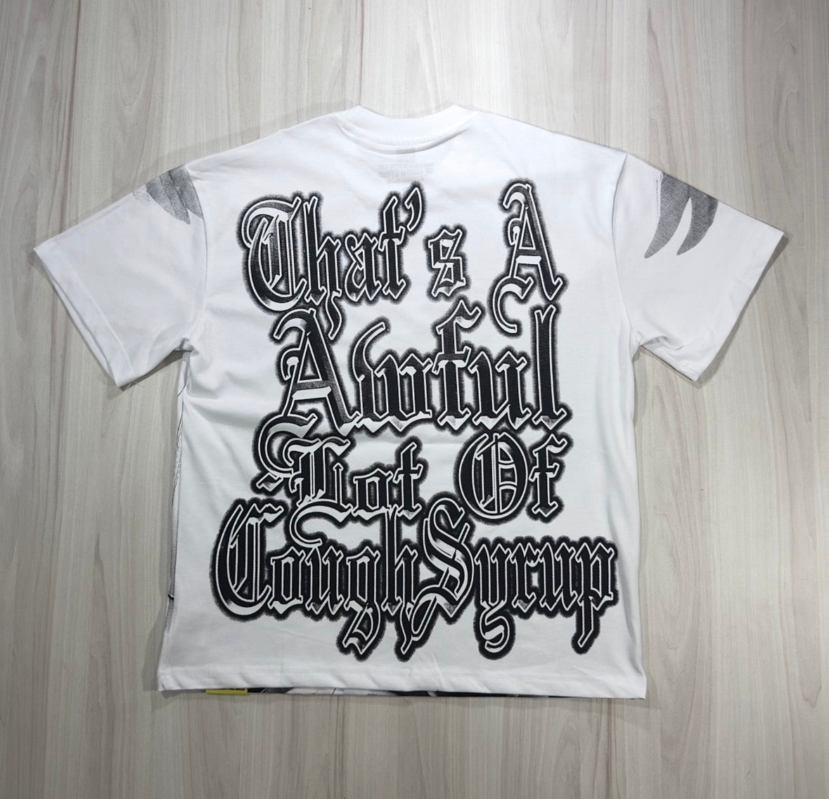 White Angel Cough Syrup Tee