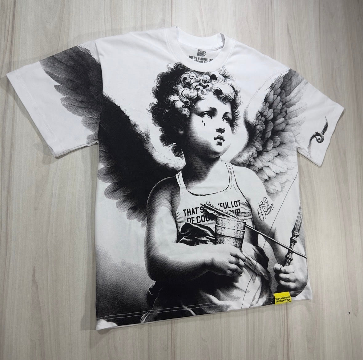 White Angel Cough Syrup Tee